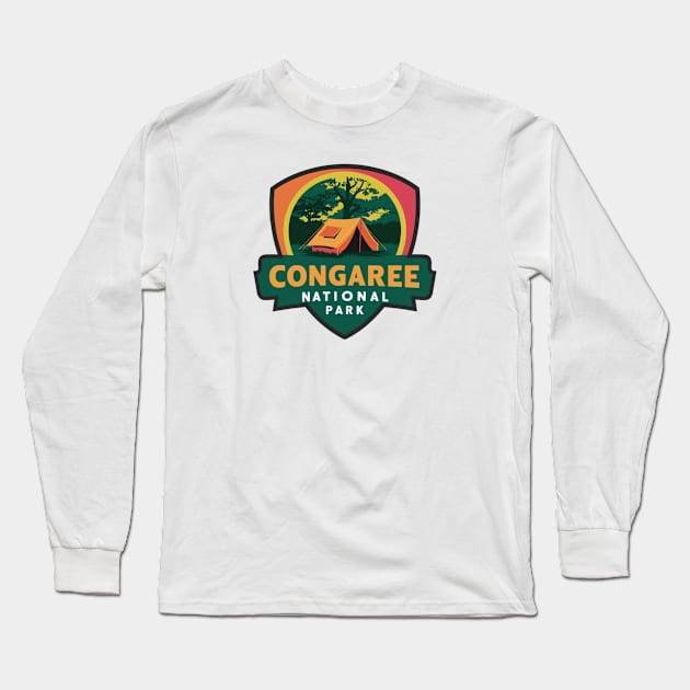 Congaree National Park South Carolina Camping Long Sleeve T-Shirt by Perspektiva